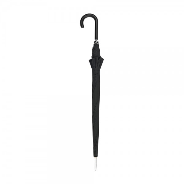 Paraguas automático golf 8 varillas ø75cm puño curvo negro clima